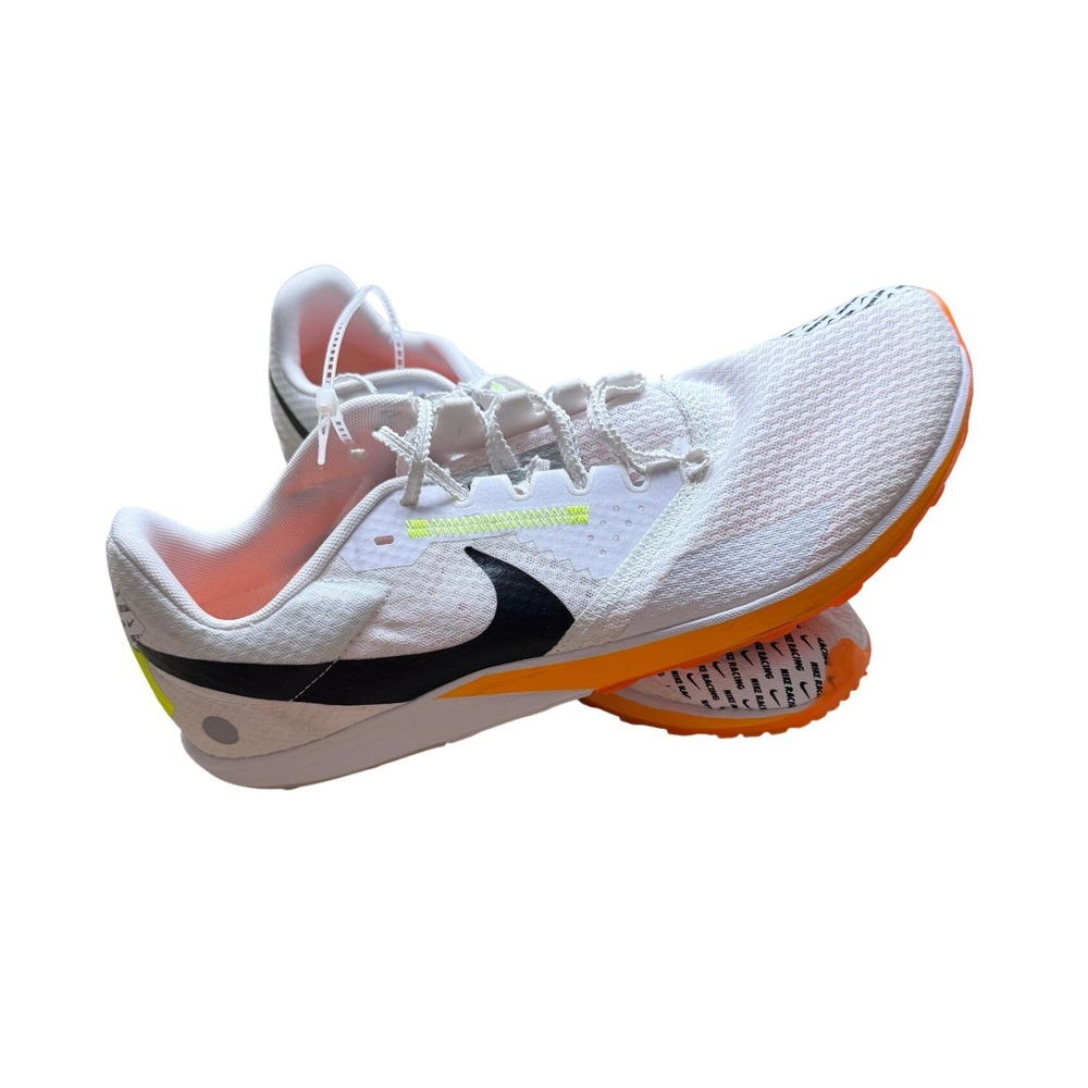 Nike Zoom Rival Track Spikes Mens 13 White DX7999-100 Like New Distance Racing